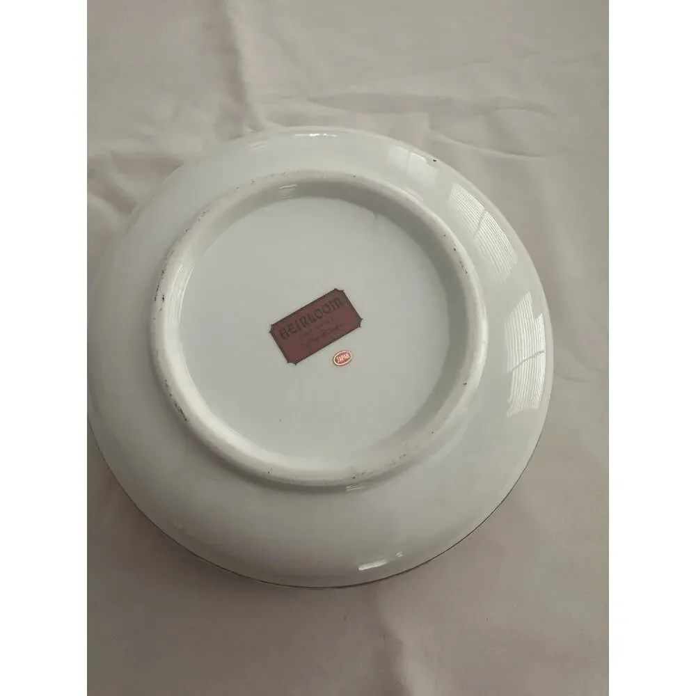 Vintage Georges Briard Heirloom Imari Fine China Large Serving Bowl Oriental 10" - Picture 11 of 16